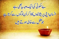 Bay sukooni ki wajah apni paraishaniyon ka tazkarah karna